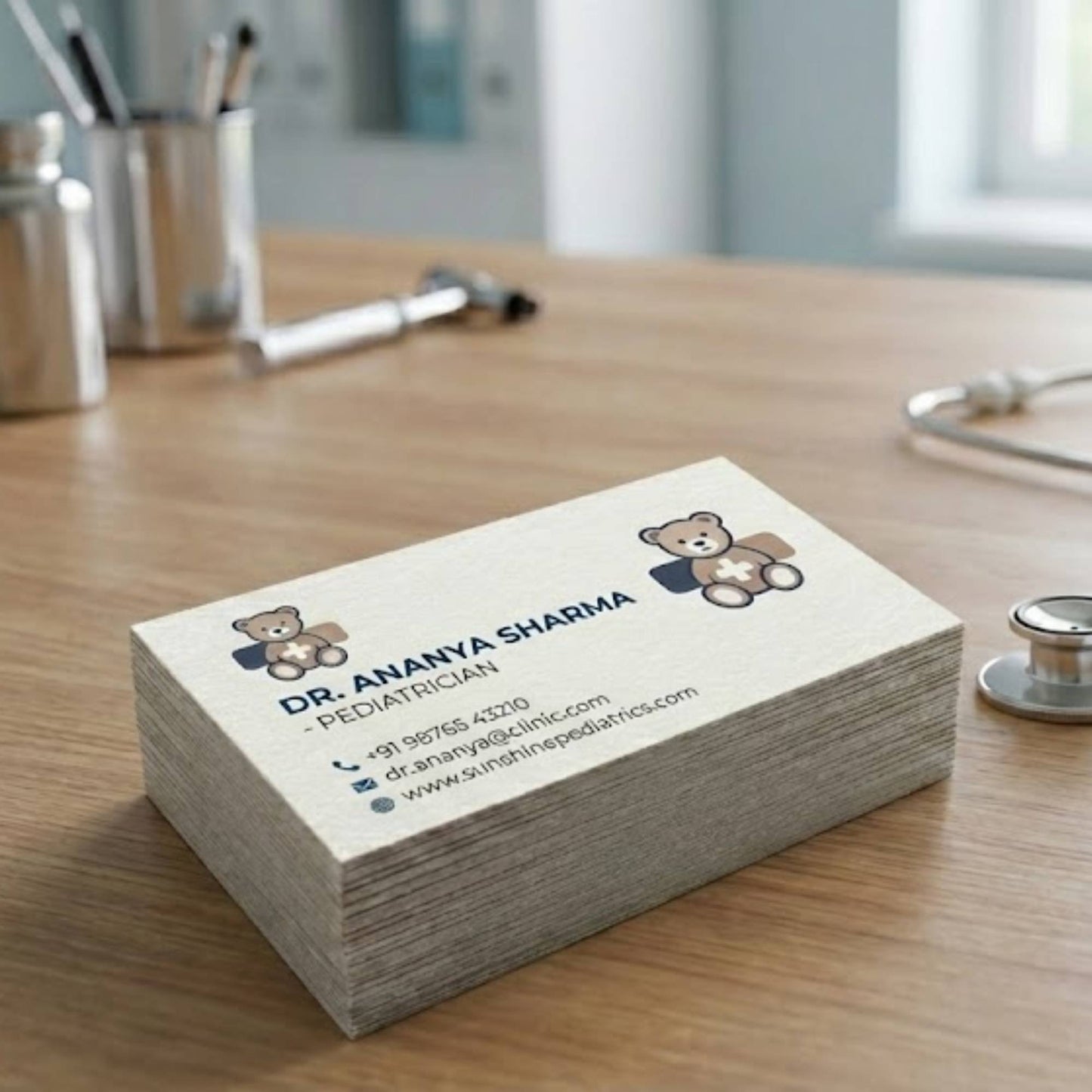 Premium Velvet Square Visiting Card | Soft Touch Luxury Business Card