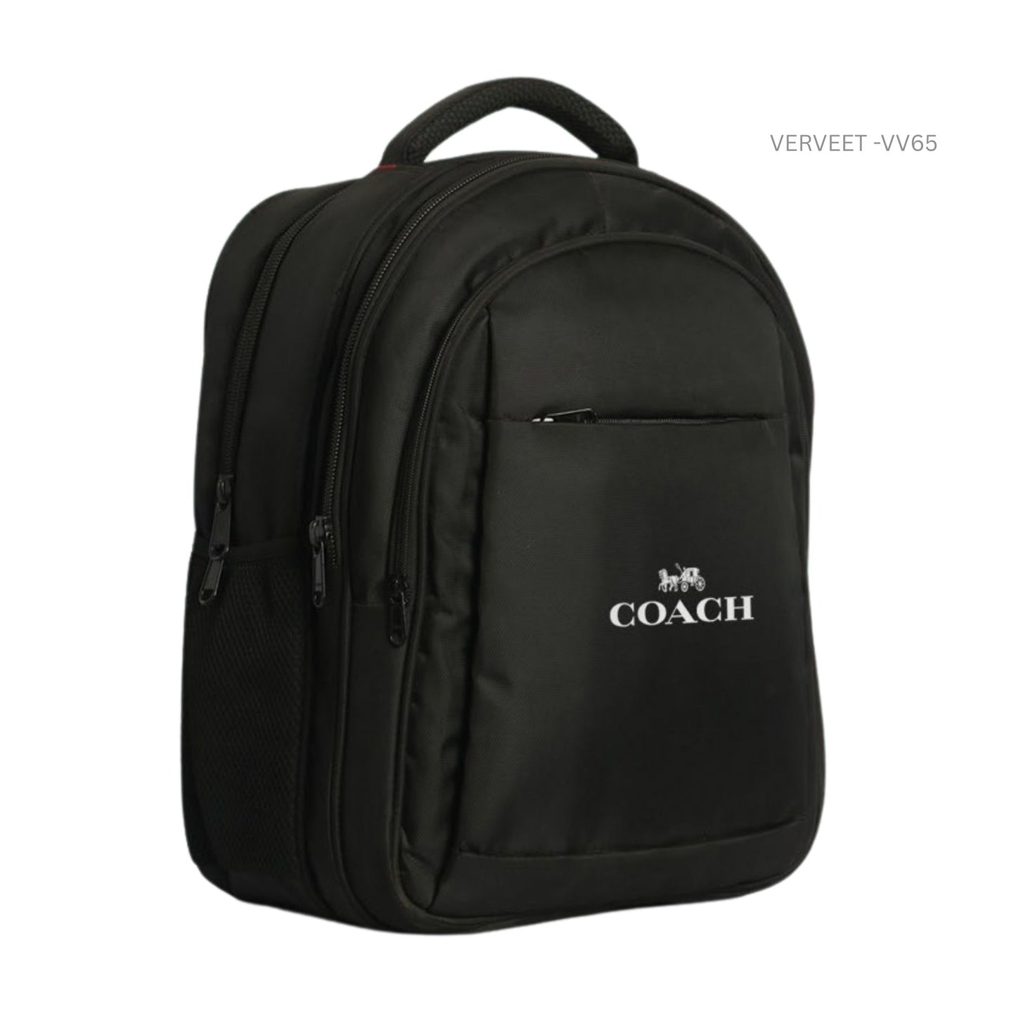 Verveet VV65 Premium Black Laptop Backpack | Professional Office, Business & Travel Bag