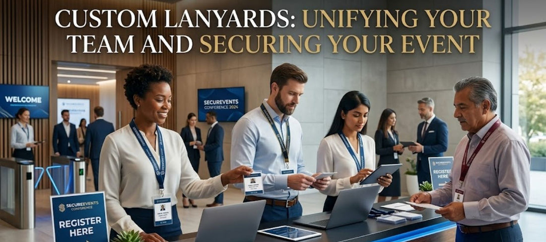 Custom Lanyards: Unifying Your Team and Securing Your Event