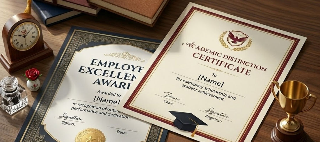 Designing Meaningful Certificates for Employee and Student Recognition