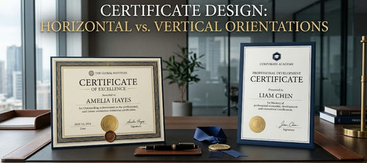 Certificate Design: Horizontal vs. Vertical Orientations
