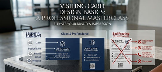 Visiting Card Design 101: What to Include (and What to Leave Out)