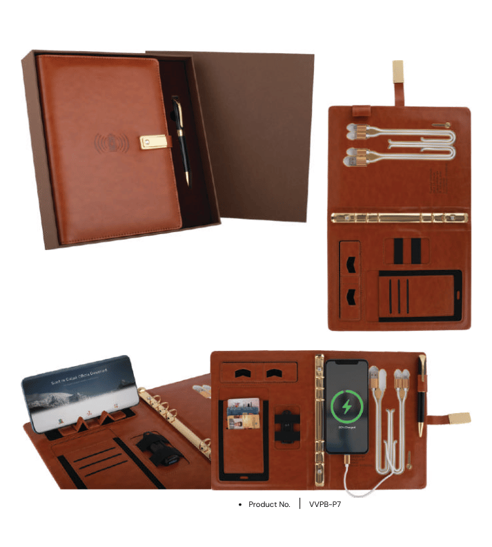 Power Bank Notebook | Smart Notebook with USB & Wireless Charging