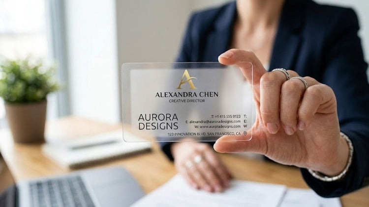 Transparent Business Cards