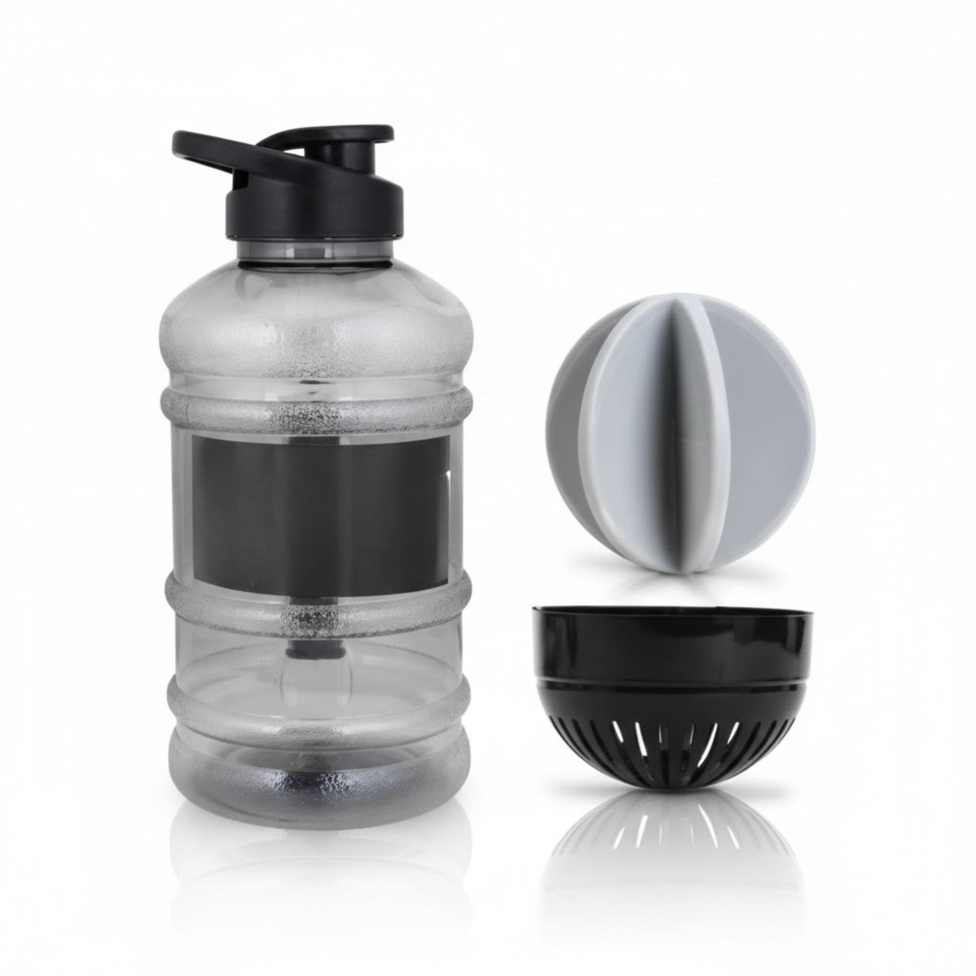 1500ml protein shaker gallon bottle for gym hydration and supplements, large fitness shaker bottle for workouts.