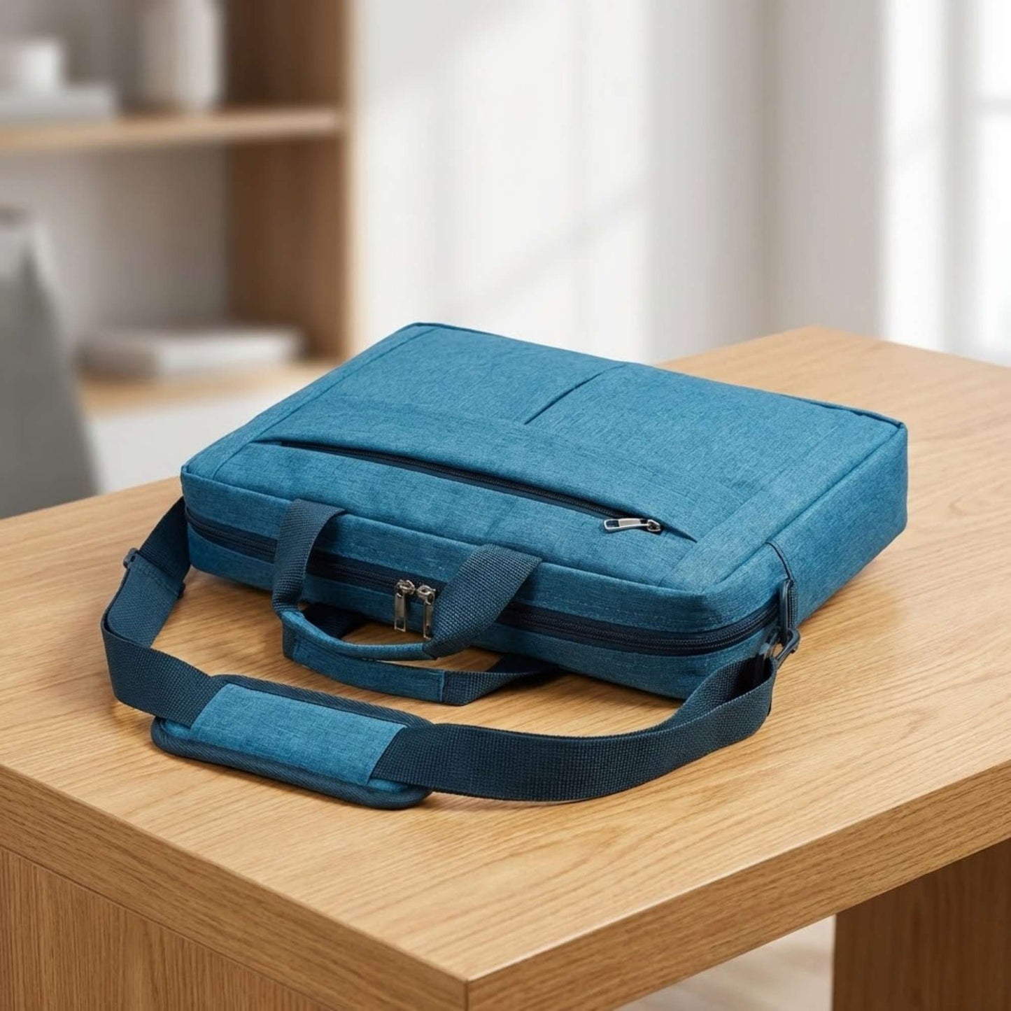 Premium Laptop Messenger Bag | Office Laptop Bag for Men & Women | Water-Resistant Business Laptop Carry Bag