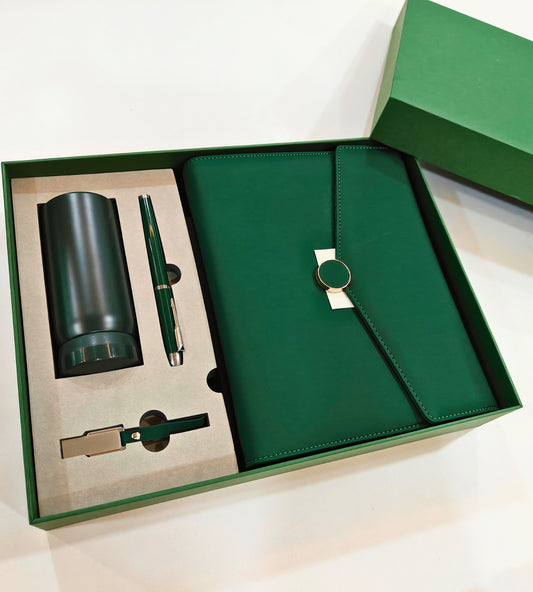 Emerald PowerPro gift set, featuring a selection of high-quality custom items, perfect for corporate gifting and special occasions.