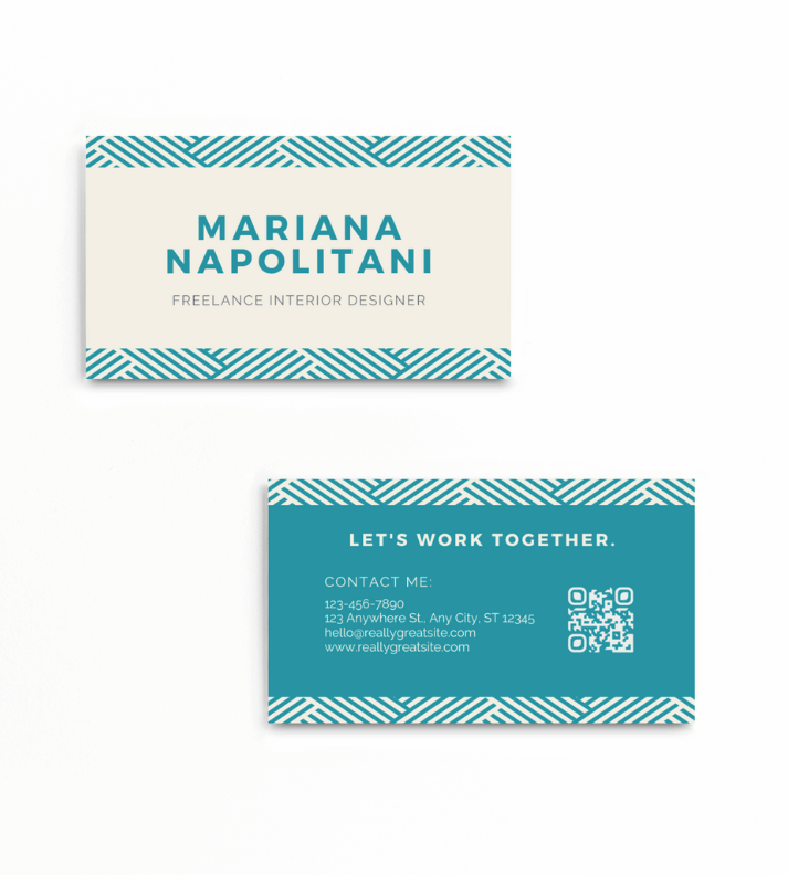 Interior Designer Business Card | Premium Quality | 300 GSM | Customizable Design