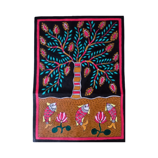 Jeevan Vriksh aur Jaljeevan – Madhubani Kala