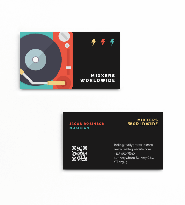 Musician Visiting Card | Premium Quality | 300 GSM | Customizable Design