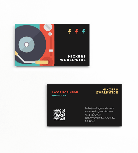 Visiting Card for Musician | Premium Quality | 250 GSM