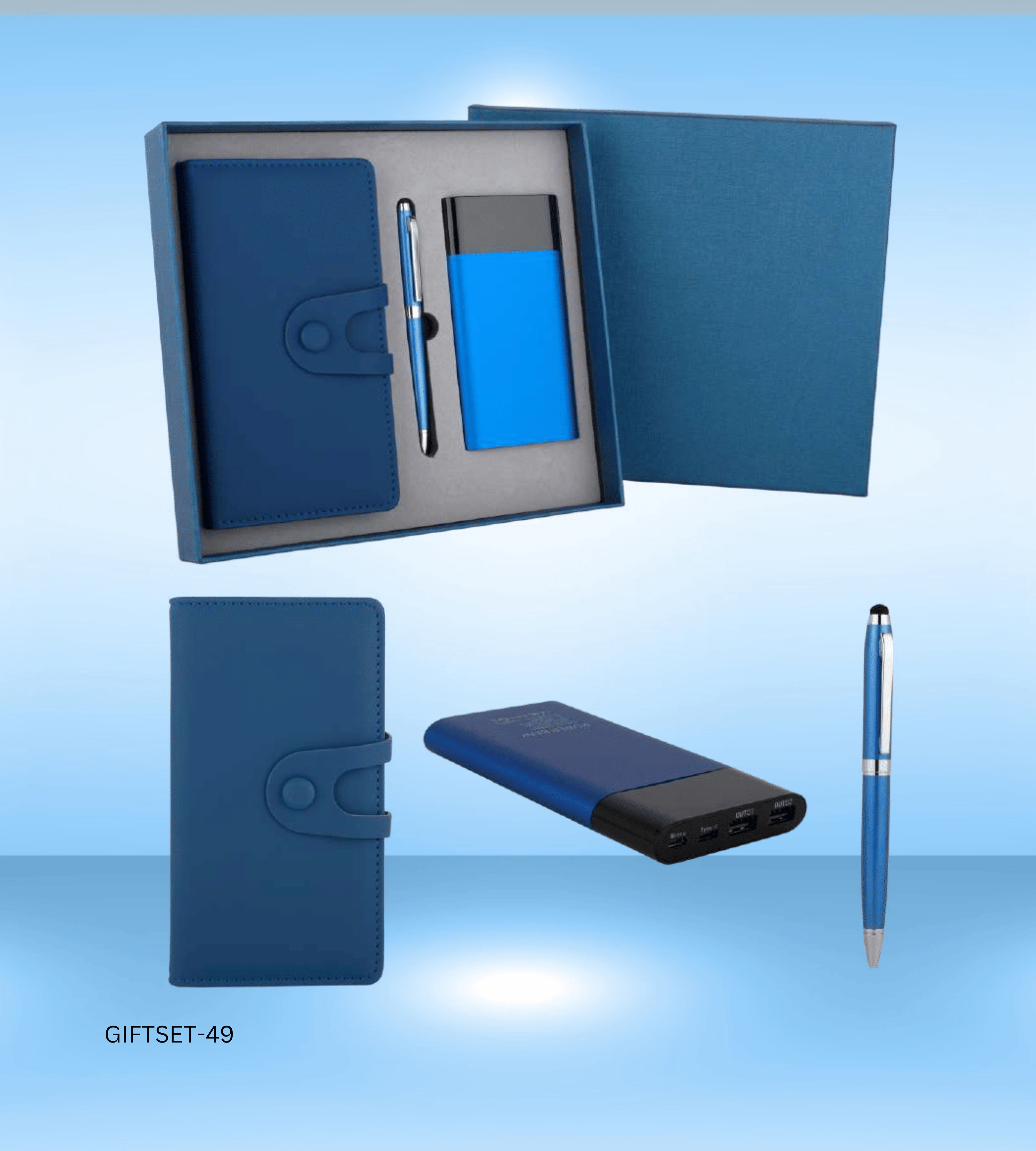 PowerSync Gift Set | A6 Notebook, Power Bank, and Pen in Premium Box ...