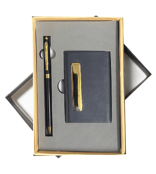 The **Verveet Classic Pen and Card Set** is an elegant and timeless gift designed to make a lasting impression. This set typically includes a premium pen, known for its smooth writing experience, and a stylish card holder, perfect for business or personal use. Crafted with high-quality materials and a classic design, it offers both functionality and sophistication. Ideal for corporate gifting, professional events, or as a thoughtful personal gift, the Verveet Classic Pen and Card Set combines practicality w