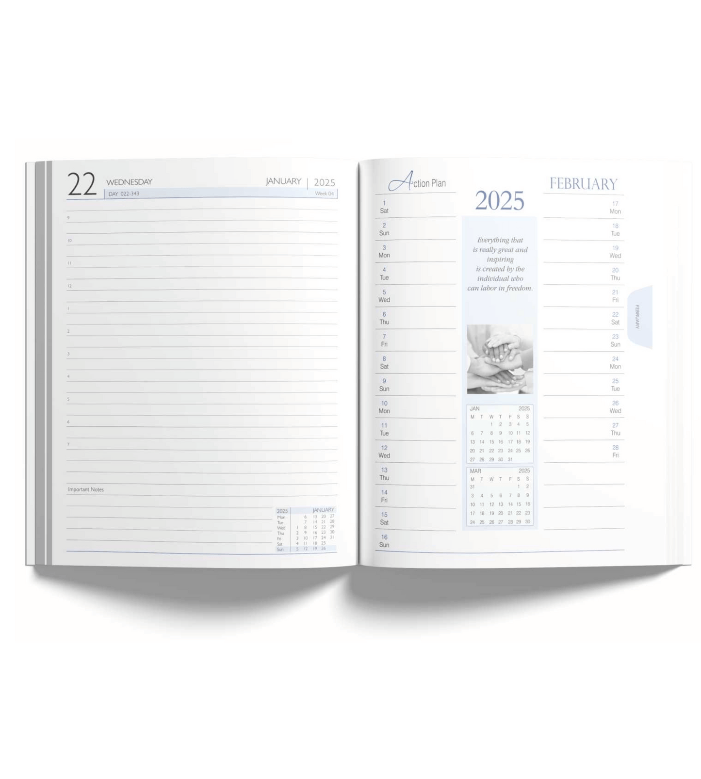 Verveet Executive 365-Day Planner Diary