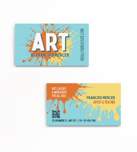 Visiting Card for Artist | Premium Quality | 250 GSM