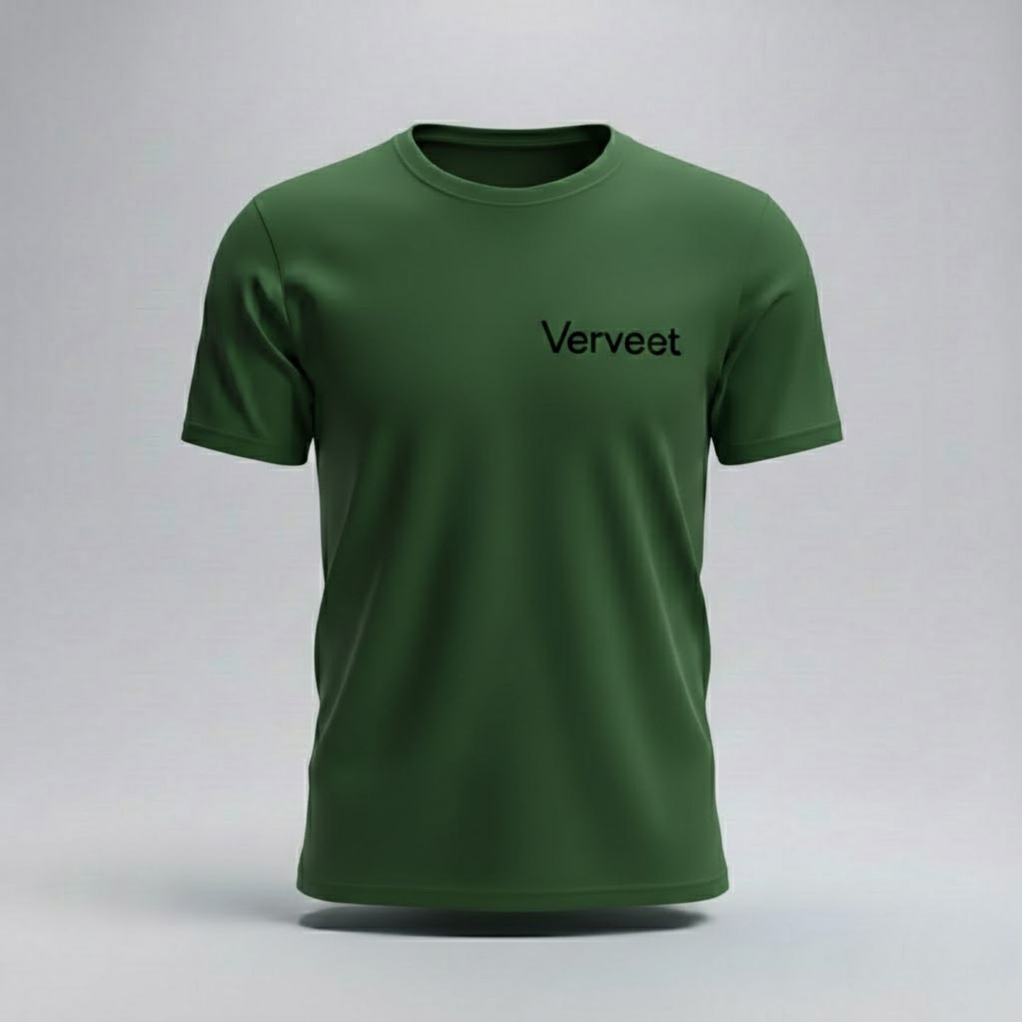 Athletic dry-fit T-shirt with breathable lightweight fabric for sports, gym, and outdoor activities