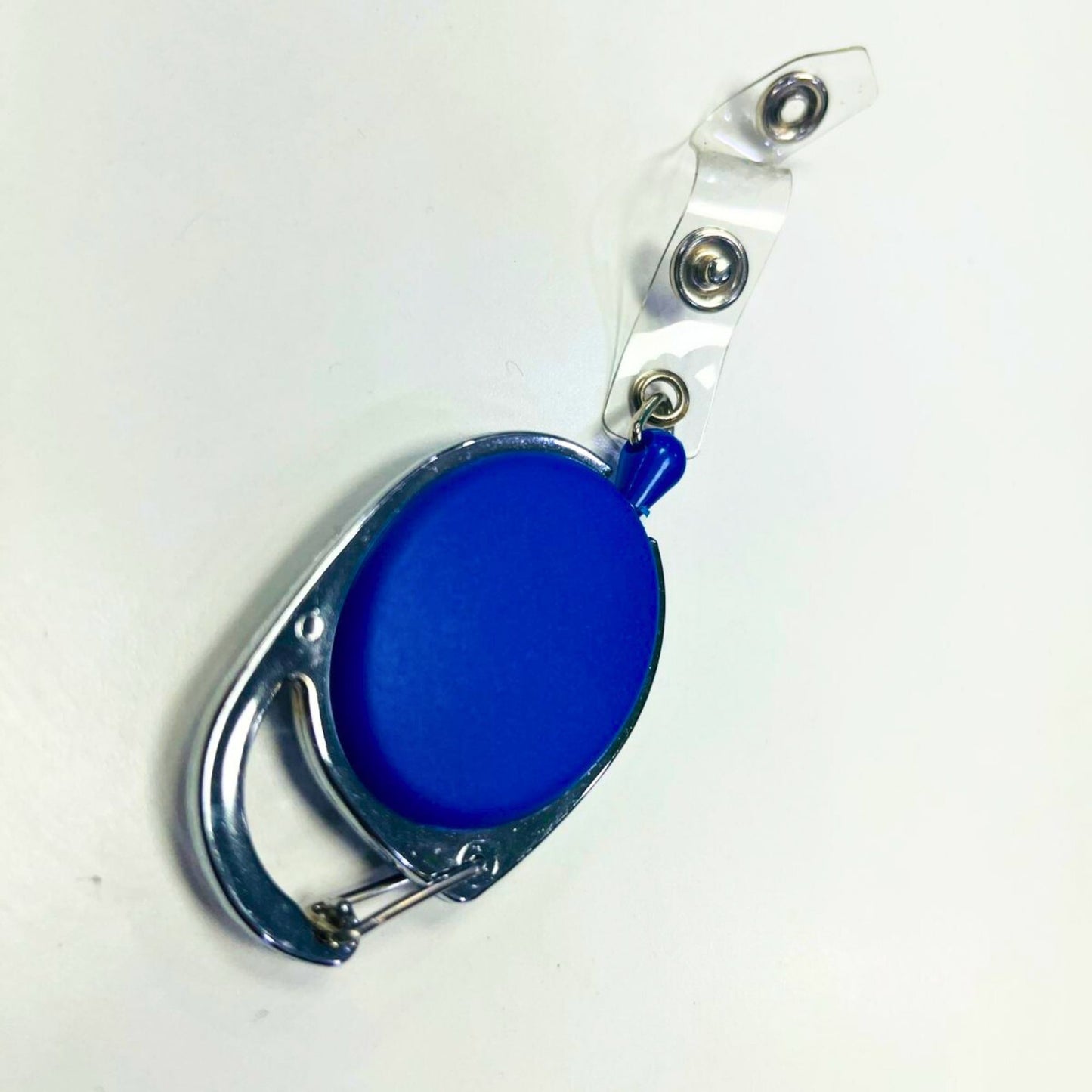 Retractable ID Badge Holder with Carabiner Clip | Heavy Duty ID Card Reel for Office, Corporate, Events & Employees