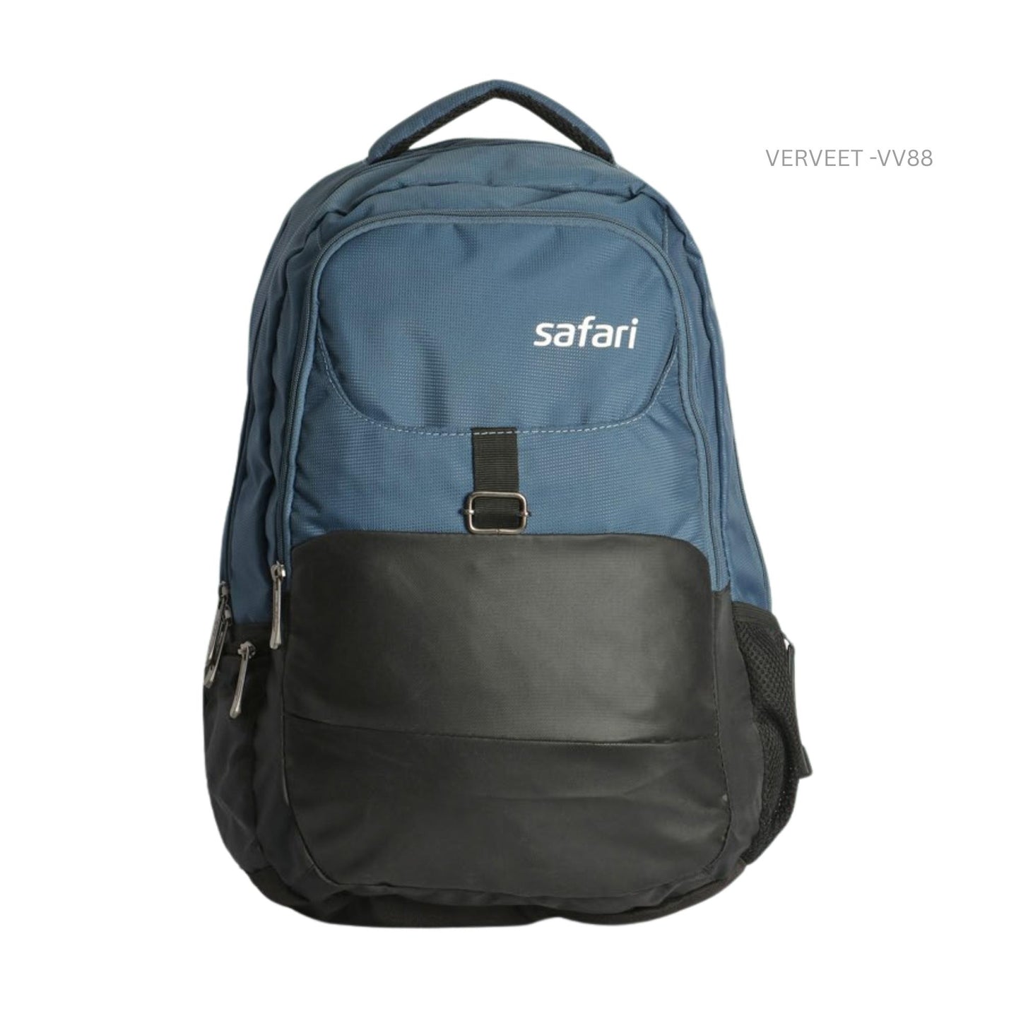 VERVEET Blue & Black Laptop Backpack | Office & Corporate Backpack