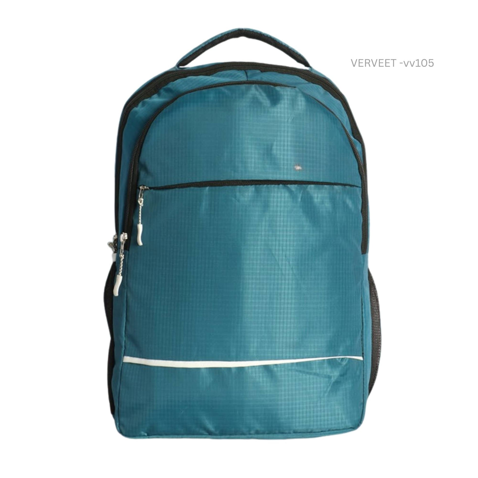 Blue laptop backpack for office use with padded laptop compartment and organized storage for daily work essentials