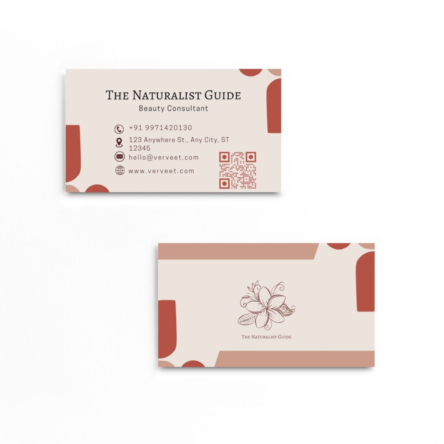 Velvet Paper Visiting Card for Business Consultants – Square Corner | Classic Professional