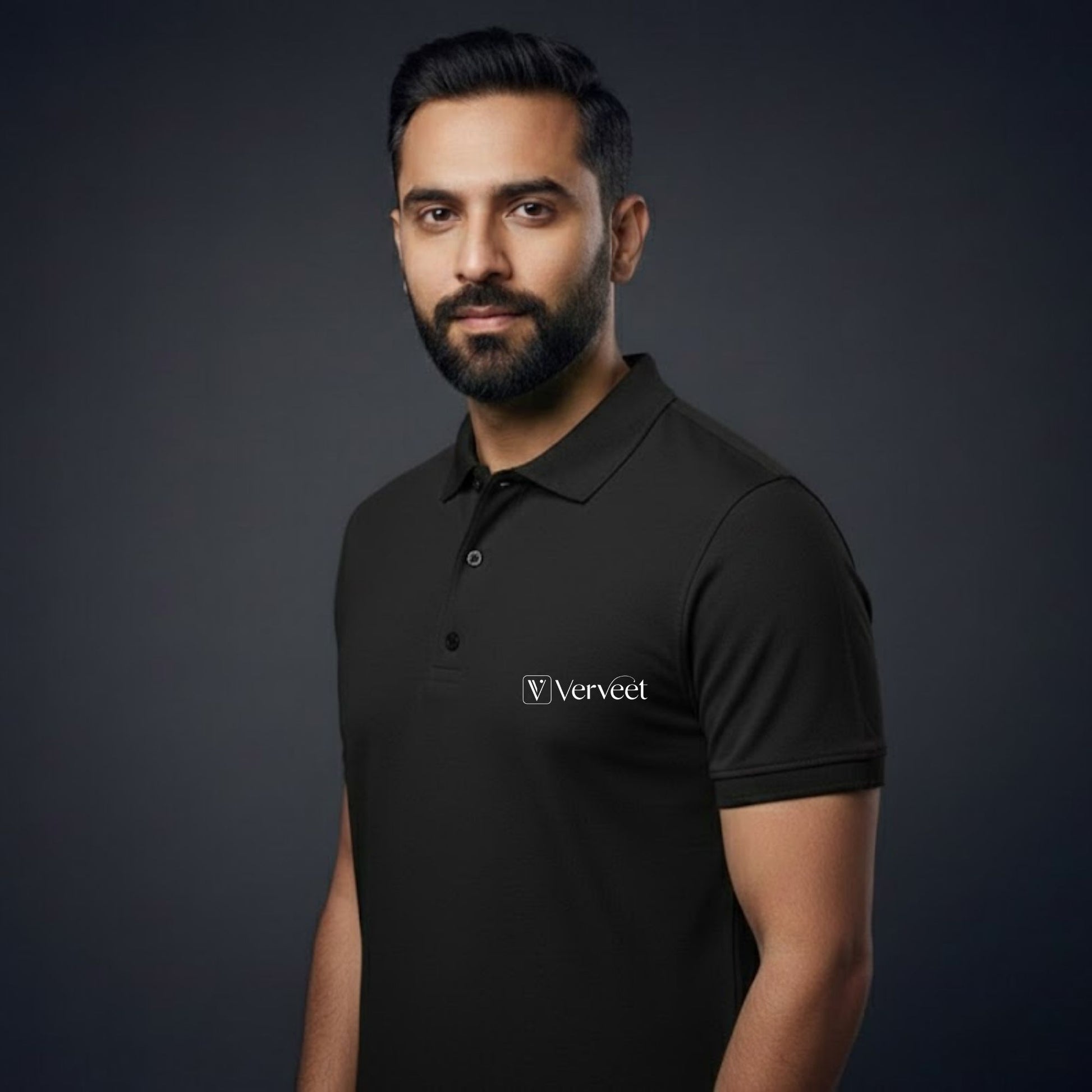 Polo T-shirt with company logo print, corporate uniform polo T-shirt for staff, events, and branding