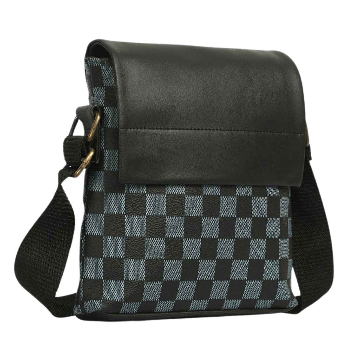 Premium Men’s Sling Bag | Leather Finish Crossbody Bag with Multiple Zip Compartments | Stylish Shoulder Bag for Office, Travel & Daily Use