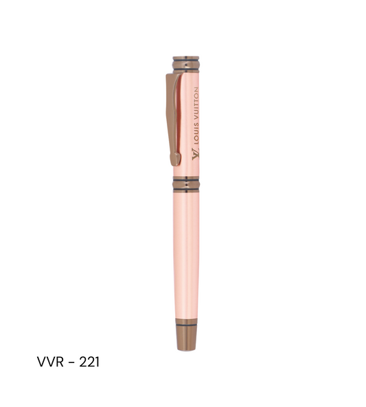 Custom engraved roller pen VVR221, ideal for personalized gifting and professional use with a sleek design.