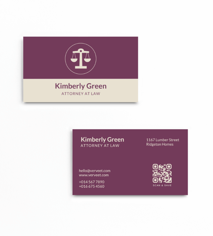 Visiting Card for Lawyers | Premium Quality | 250 GSM