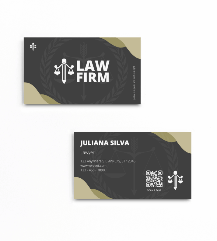 Visiting Card for Lawyers | Premium Quality | 350 GSM