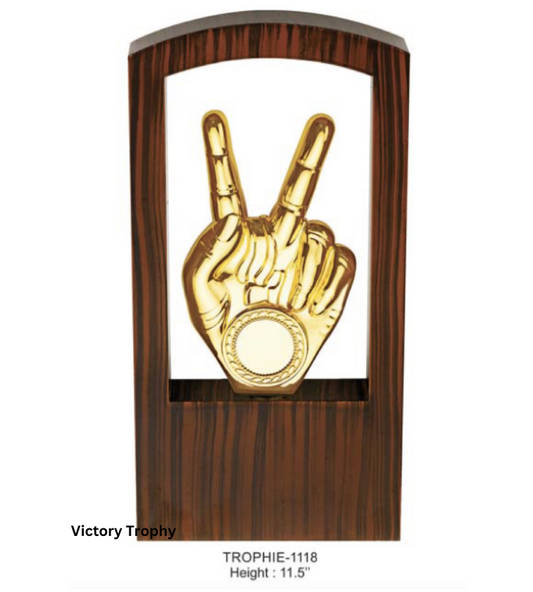 Victory Trophy | Custom Gold Metal Award (11.5 Inches)