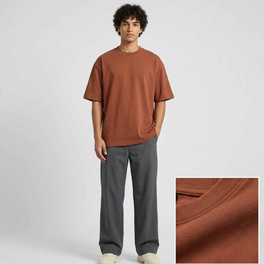 Verveet Personalized Oversized T-Shirt | Custom Printed Loose Fit Cotton T-Shirt for Men & Women