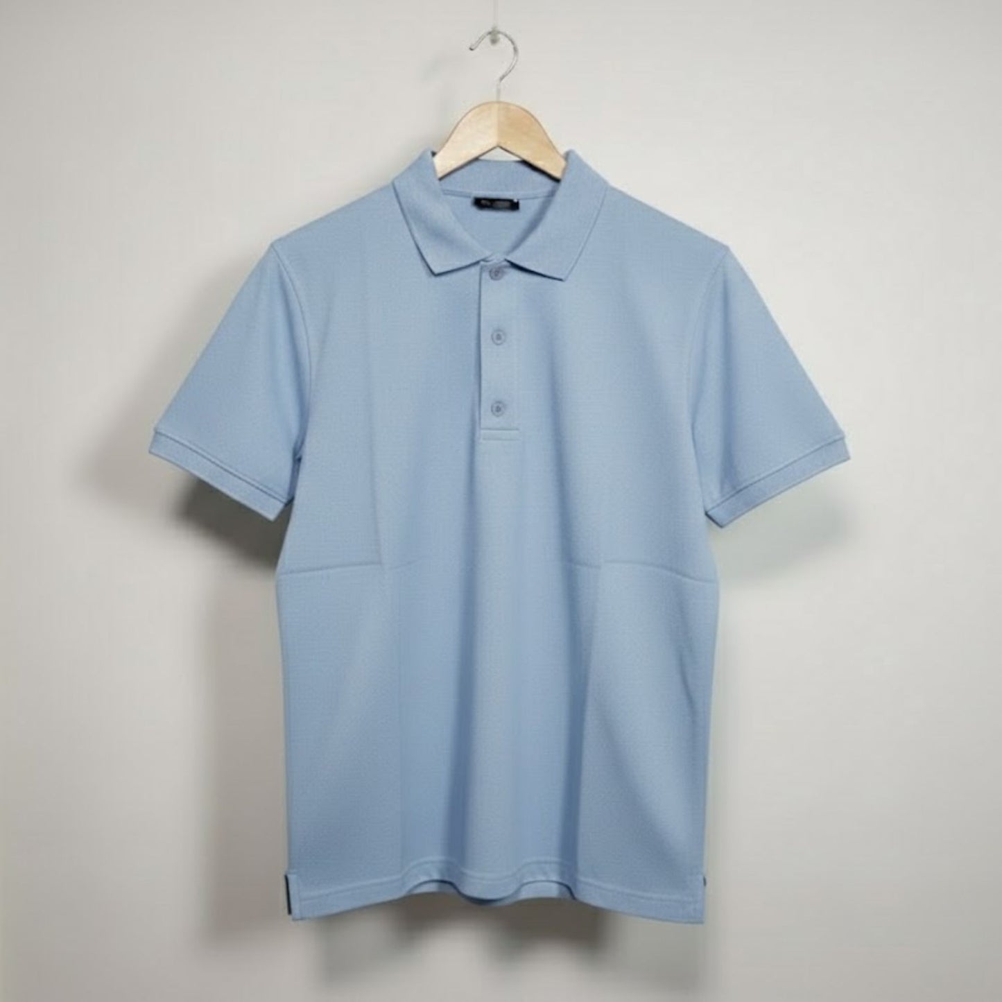 Dot-net polo T-shirt 180 GSM back view, breathable corporate uniform polo T-shirt for office wear and branding