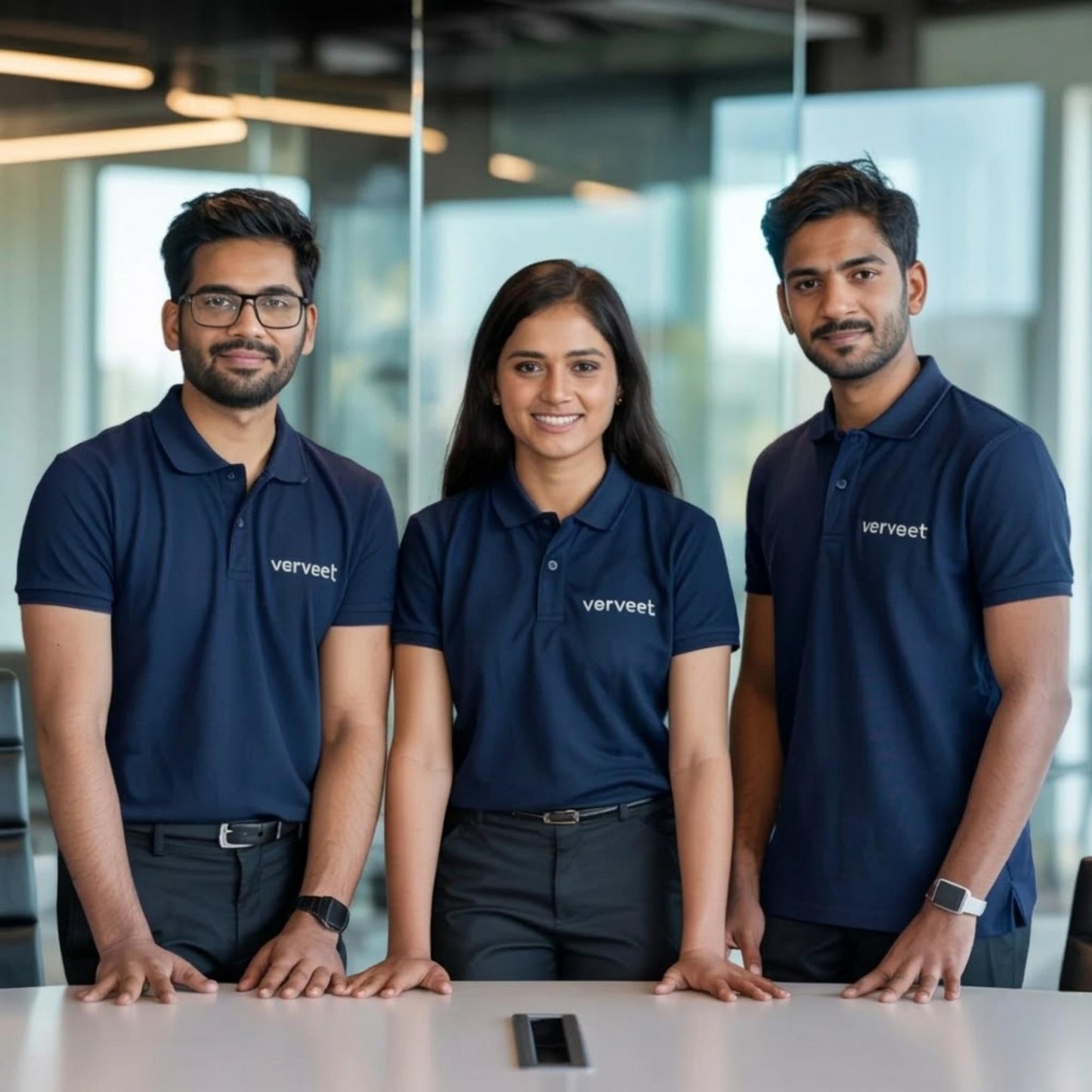 Spun Matty T-Shirts with Logo Printing – Cotton Feel for Corporate Uniforms