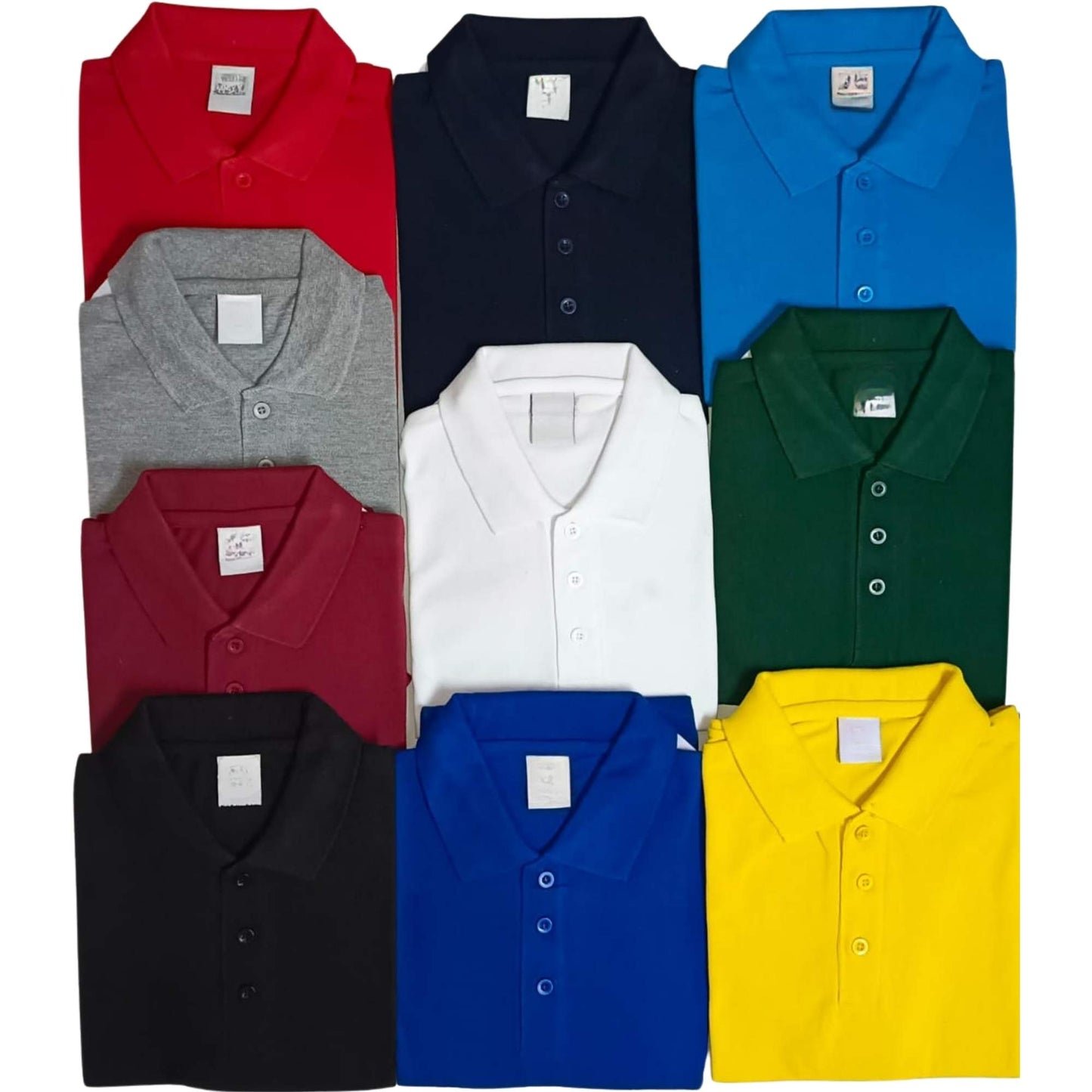 Executive wear polyester polo T-shirt, professional corporate uniform polo T-shirt for office staff, events, and branding