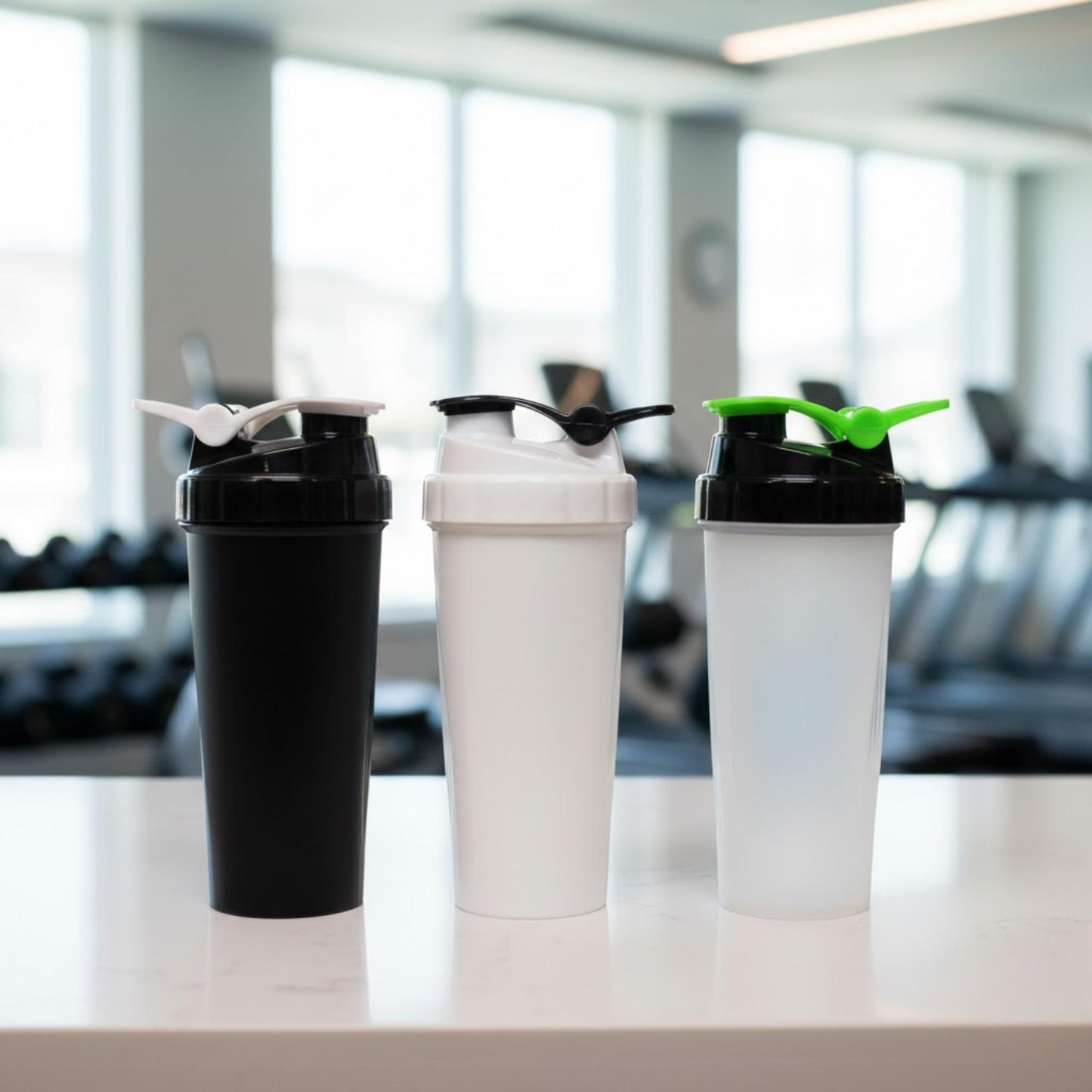 Fitness shaker bottle with mixer ball, gym protein shaker for smooth supplement mixing and workout drinks.