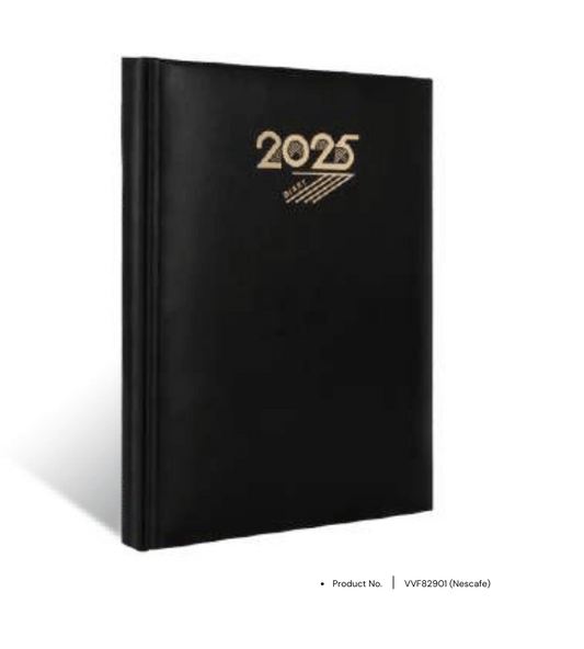 Foam diary VVF82901 with personalized custom design and integrated pen holder, ideal for office use and corporate gifting.