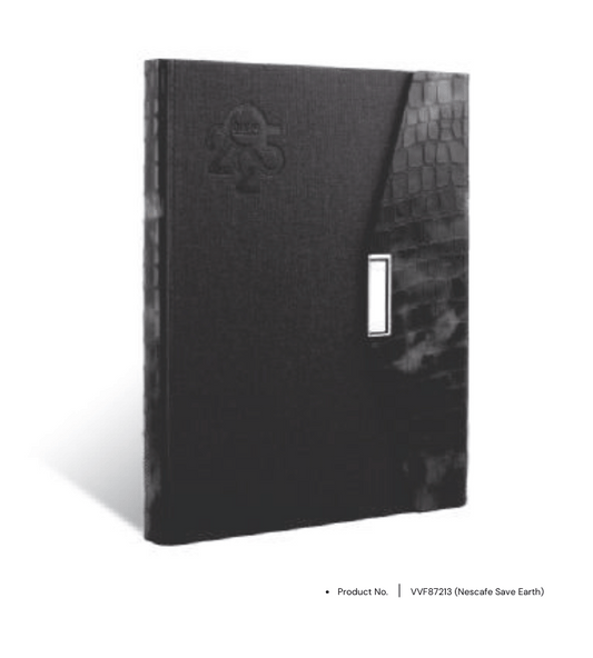 Foam diary VVF87213 with customizable premium design and magnetic closure, ideal for corporate gifts and professional use.