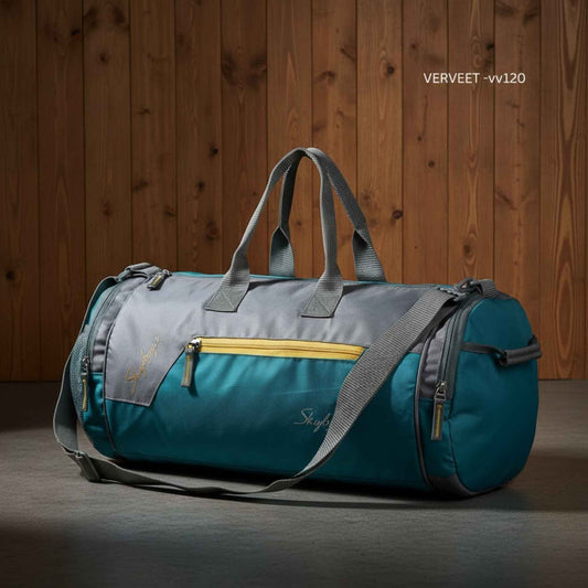 Stylish Gym & Travel Duffel Bag with Mesh Pocket | Sports & Fitness Carry Bag