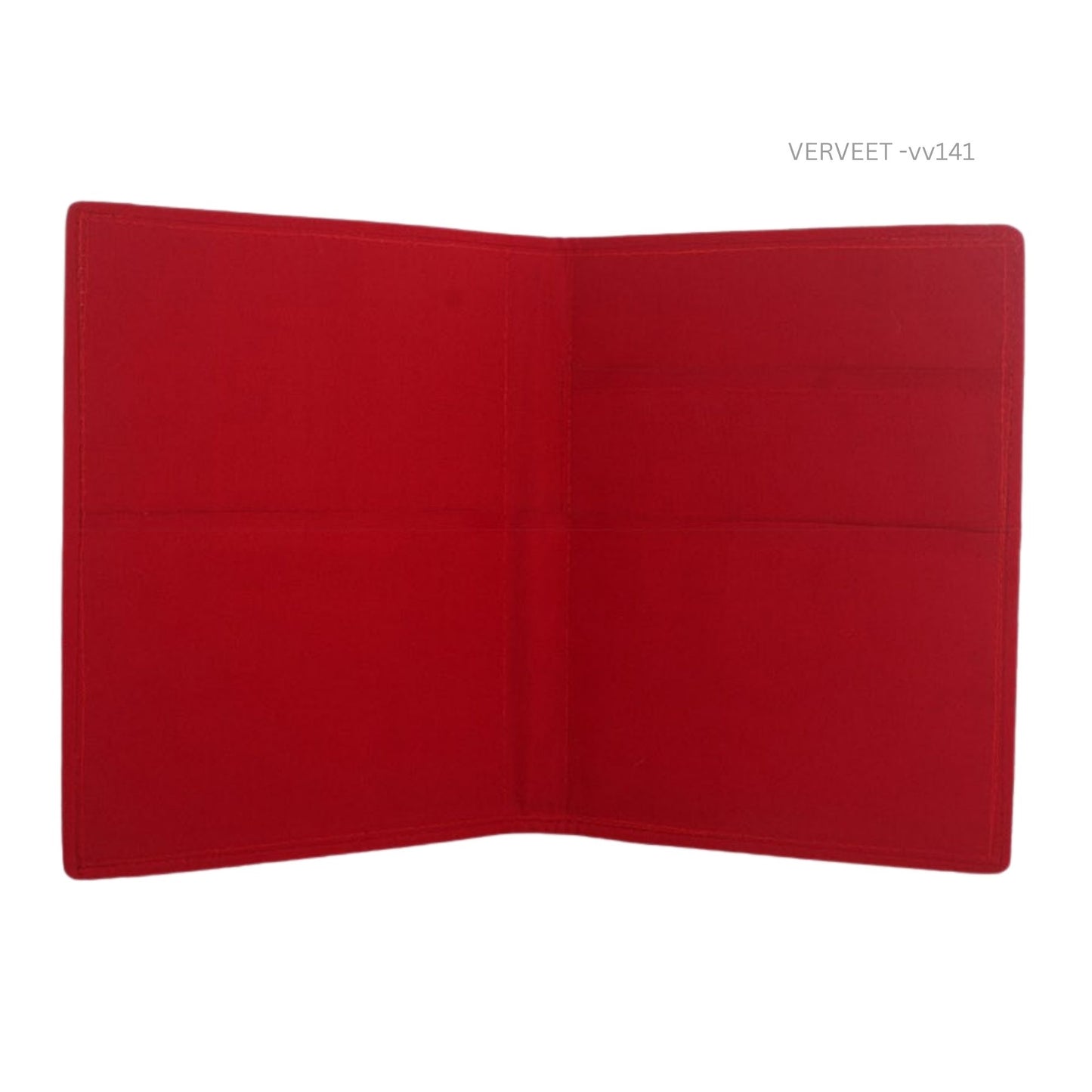 Handmade office file folder inside view showing compartments, eco-friendly document organizer for corporate use