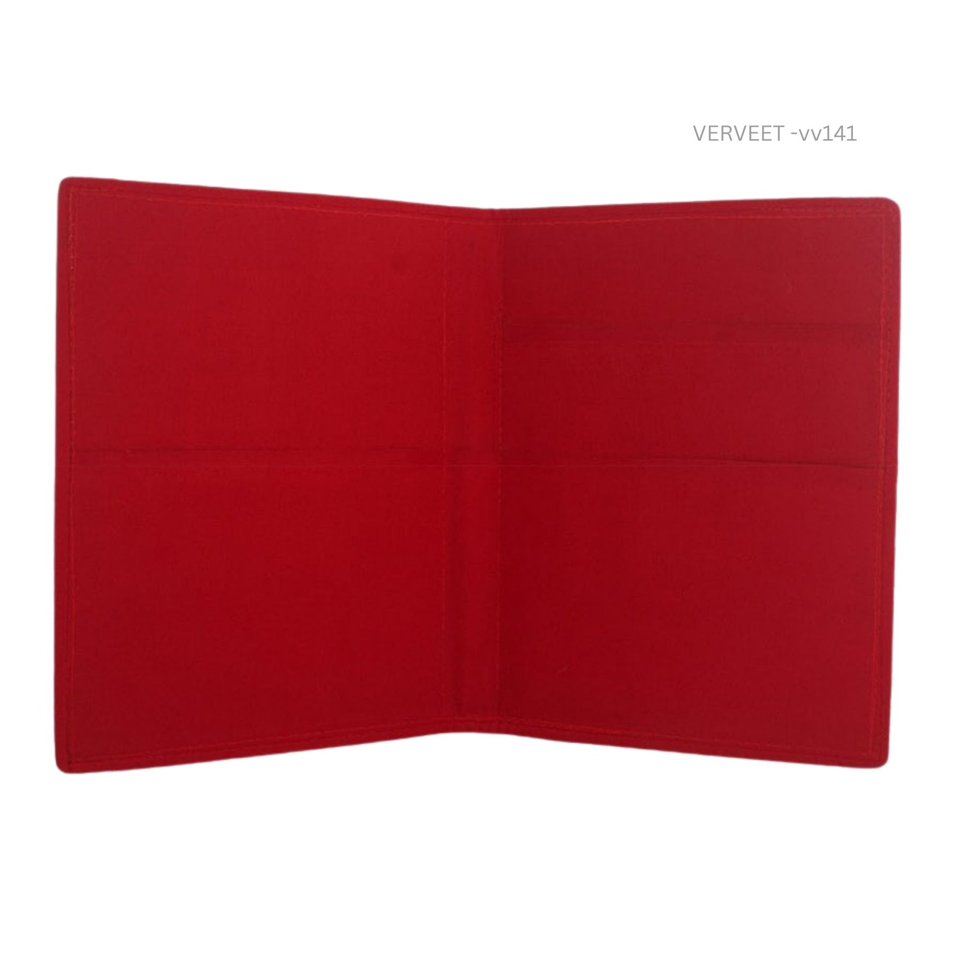 Handmade office file folder inside view showing compartments, eco-friendly document organizer for corporate use