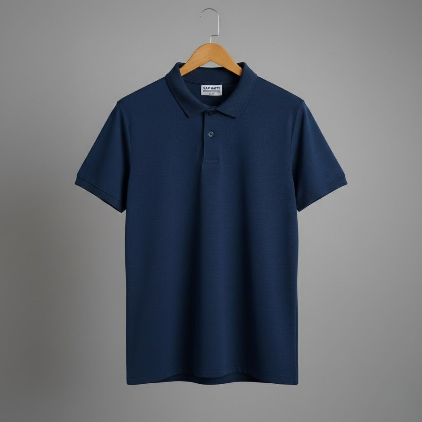 Heavy GSM polyester polo T-shirt with durable fabric, corporate uniform polo T-shirt for office wear, events, and branding