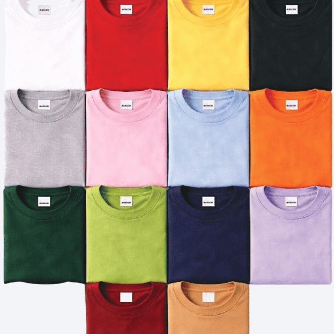 Cotton Bio Wash Round Neck T-Shirt – 180-200 GSM