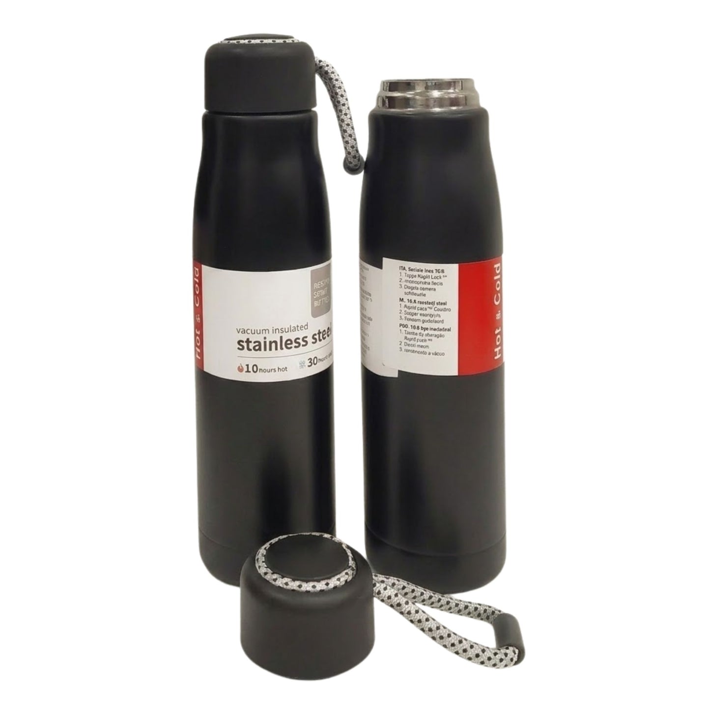 Vacuum Insulated Water Bottle for Hot & Cold Beverages | Premium Matte Finish Travel Flask