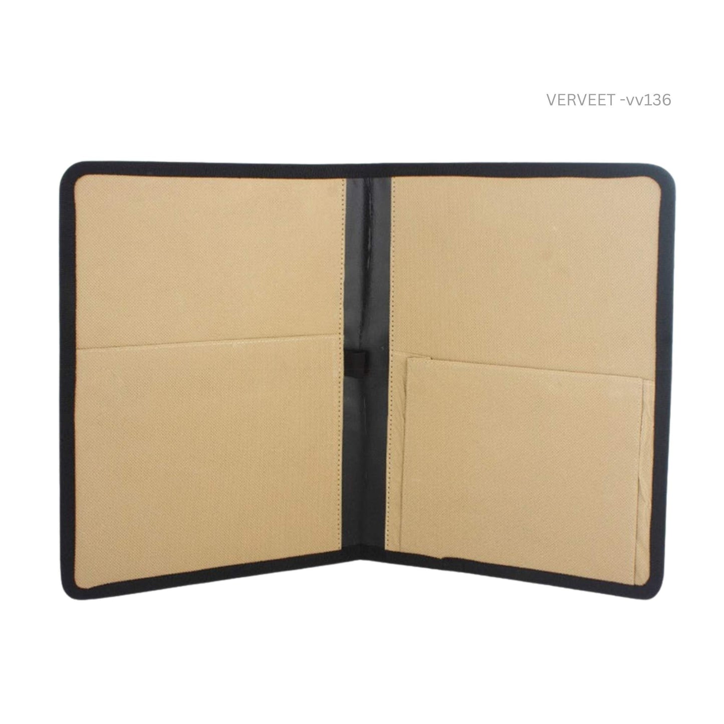 Eco-Friendly Jute File Folder with Inner Pockets | Premium Corporate Document Organizer