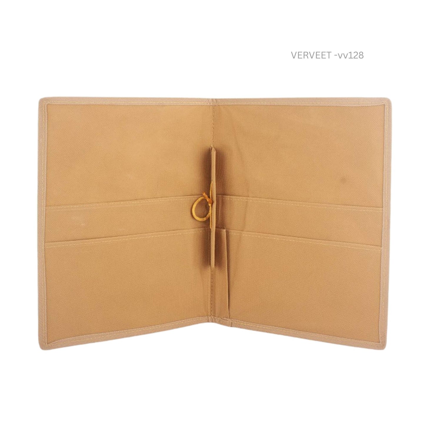 Eco-Friendly Jute Document Folder with Button Closure | Sustainable Office File & Corporate Gift Folder