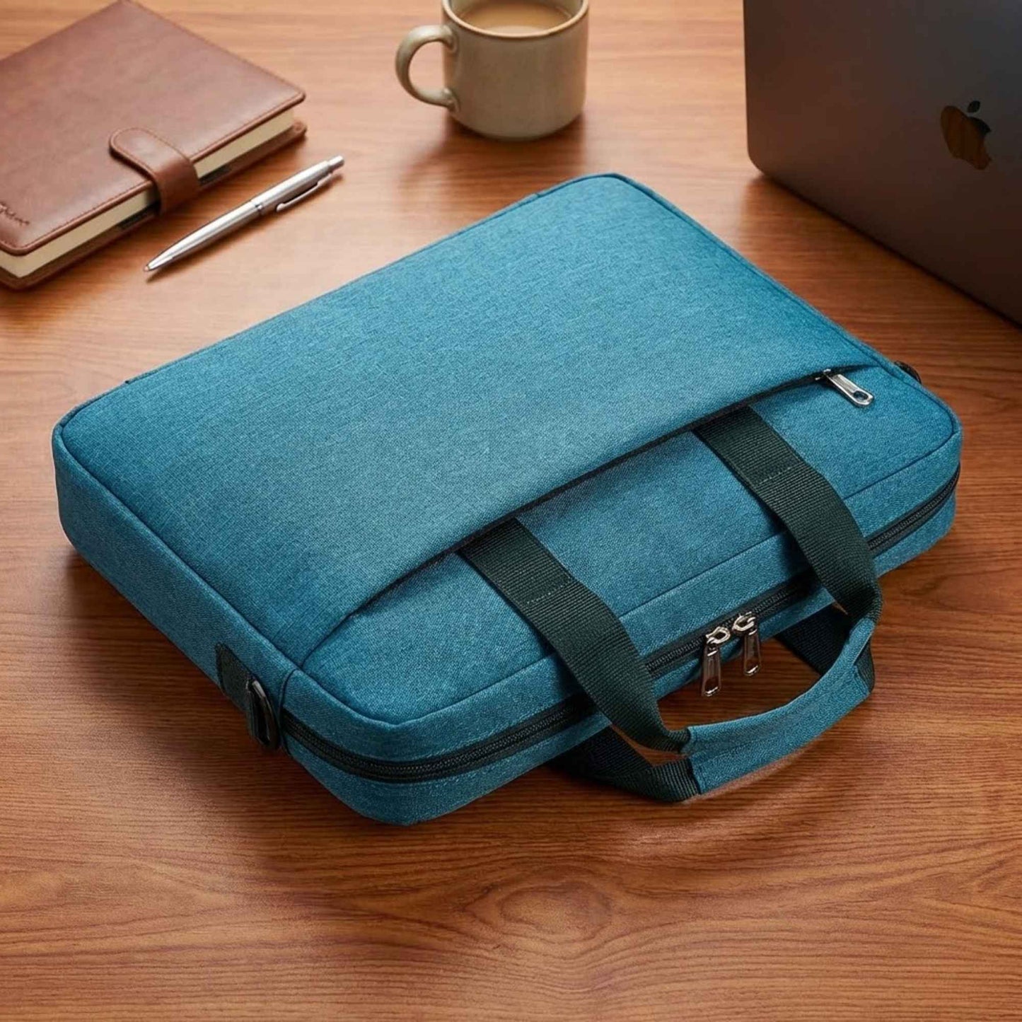 Premium Laptop Messenger Bag | Office Laptop Bag for Men & Women | Water-Resistant Business Laptop Carry Bag