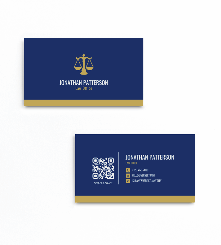 Visiting Card for Lawyers | Premium Quality | 250 GSM