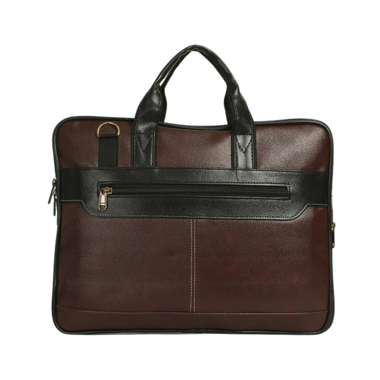 Premium Leather Laptop Office Bag for Men | Stylish Business Briefcase with Multiple Compartments | Professional Work Bag