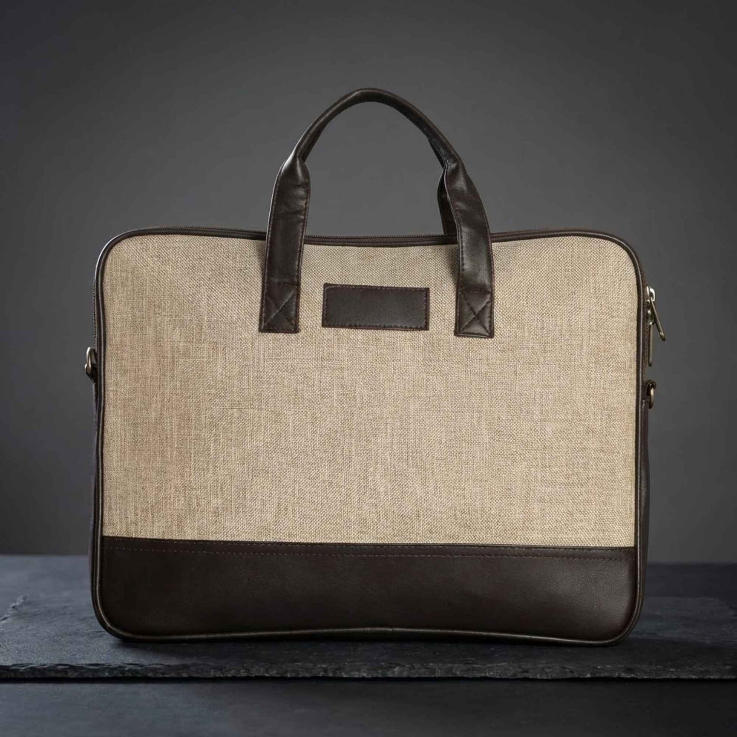 Premium Leather Laptop Bag for Men | Office Briefcase with Multiple Compartments | Professional Business Work Bag