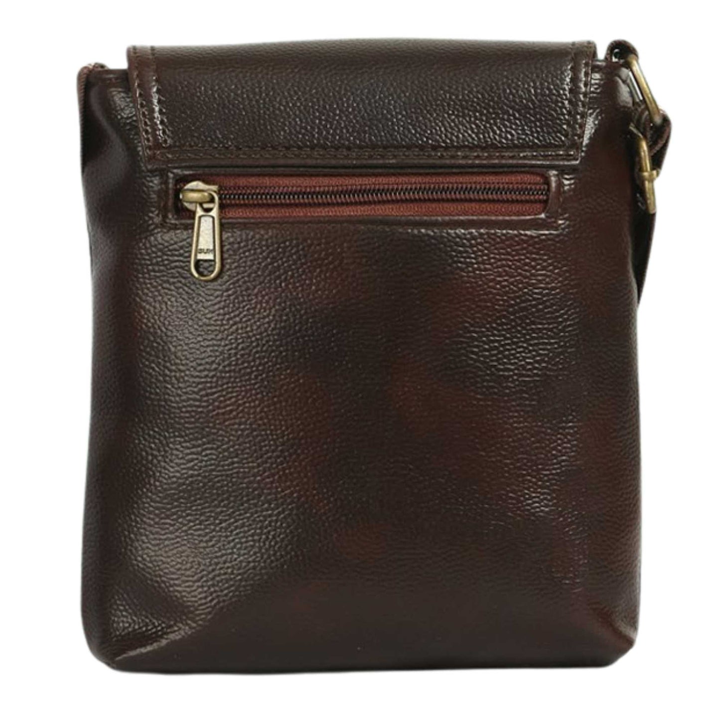 Premium Leather Men’s Sling Bag | Stylish Crossbody Shoulder Bag for Daily Use, Travel & Office | Adjustable Strap, Multiple Zipper Pockets